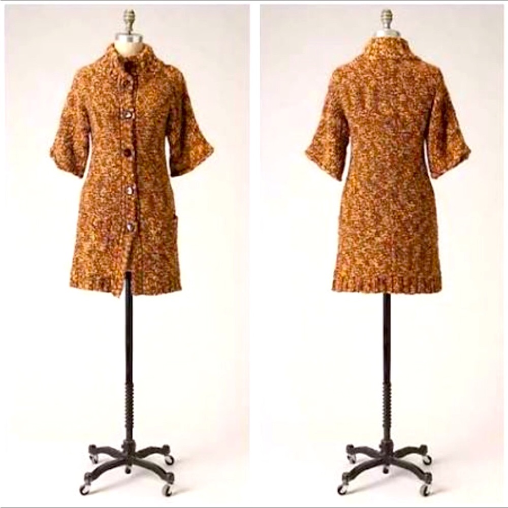 Anthropologie Tabitha “Season Stroll” Chunky knit Cardigan